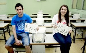 Los dos mejores estudiantes de la selectividad se irán a Salamanca