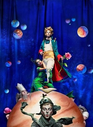 El Principito, una de las imágenes de la exposición. ::                             HOY