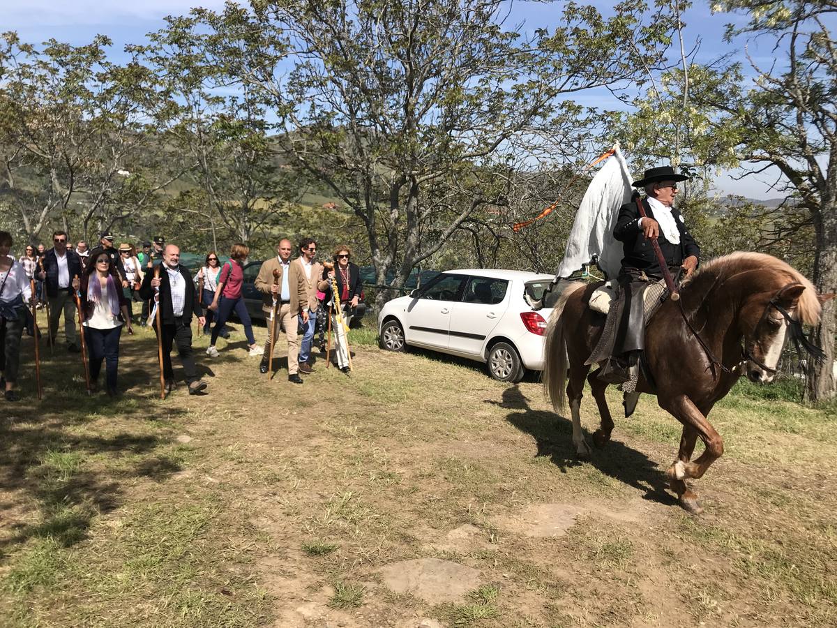 Llegada de la procesión de Rogativa a la ermita 