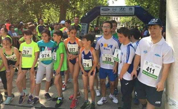 Algunos de los participantees en una de las categorías 