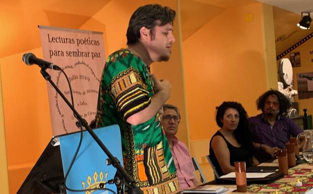 José Manuel Díez en plena representación 