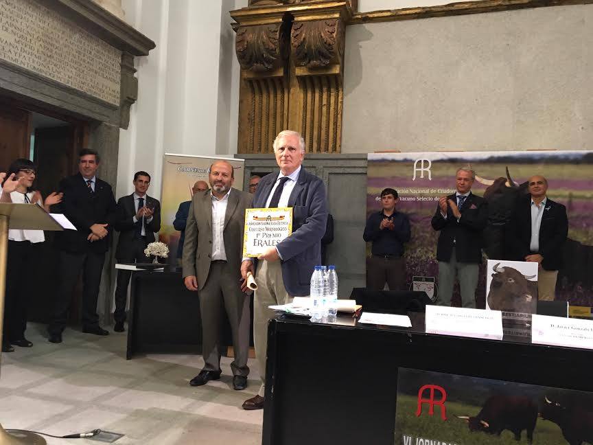 Uno de los ganaderos premiados 