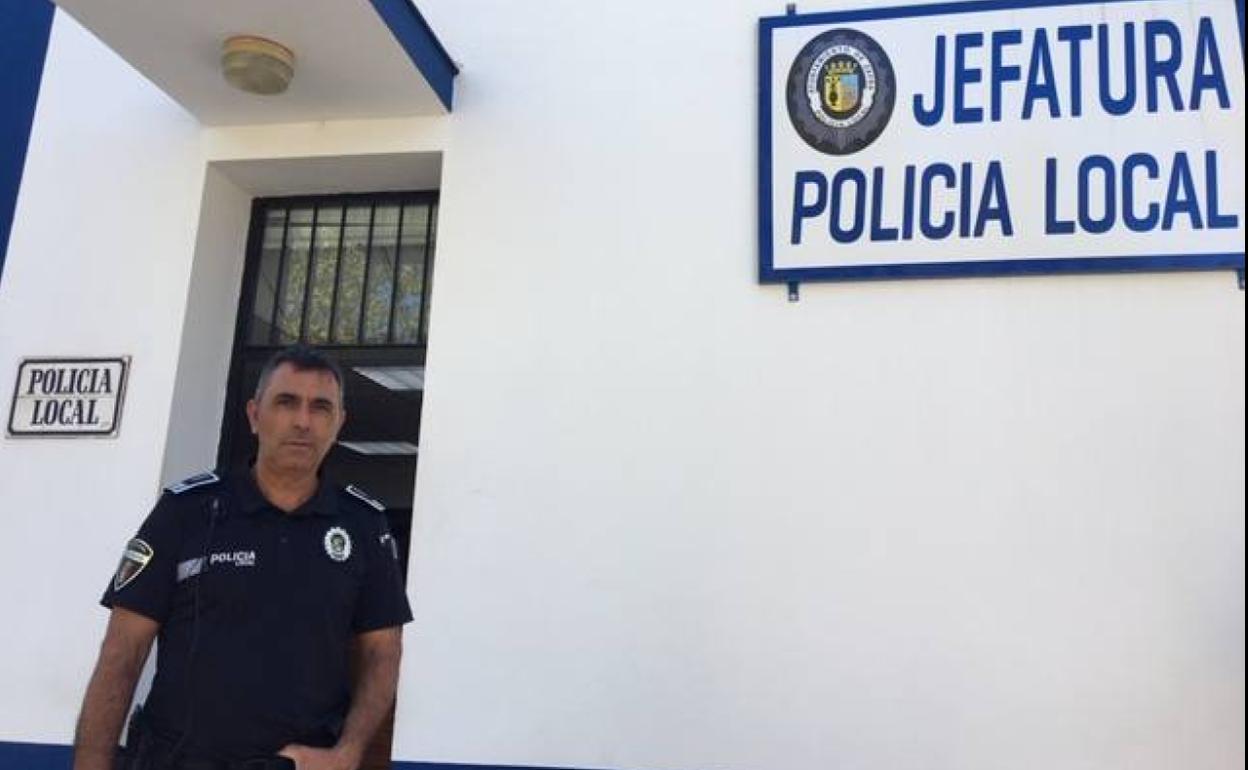 El jefe de la Policía Local, Adolfo Mena 