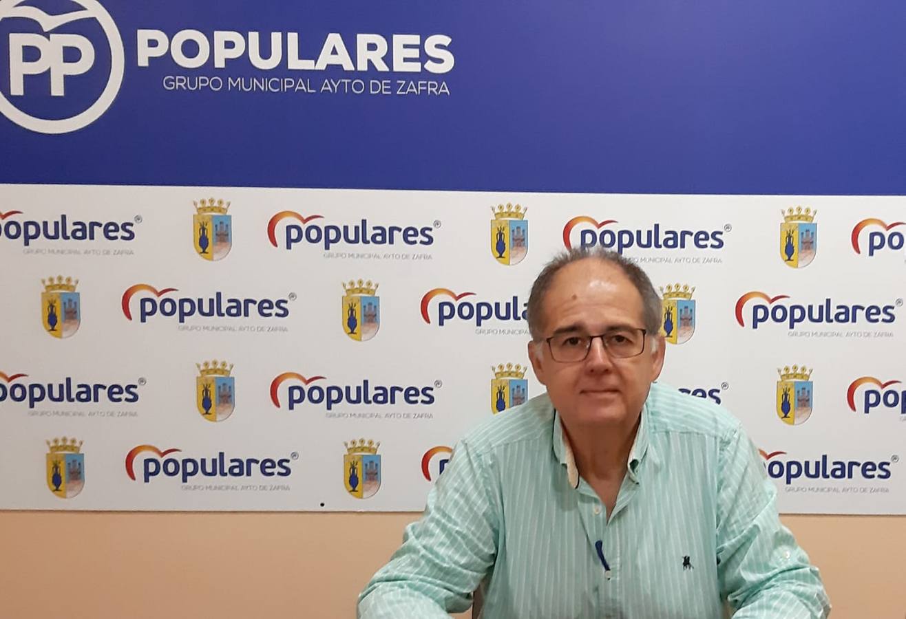 Juan Carlos Fernández durante la rueda de prensa 