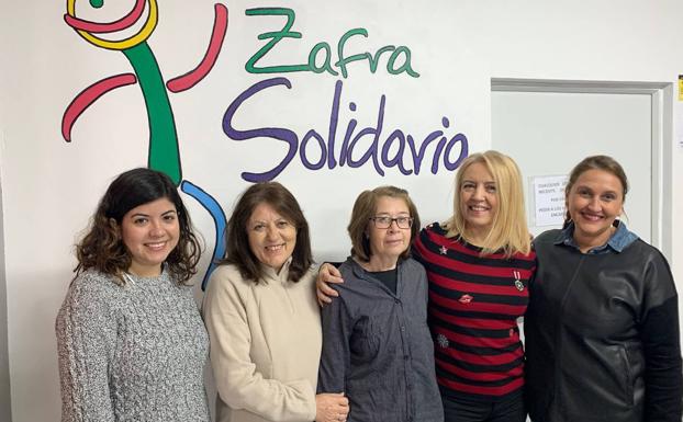 Algunas de las voluntarias de la ONG 