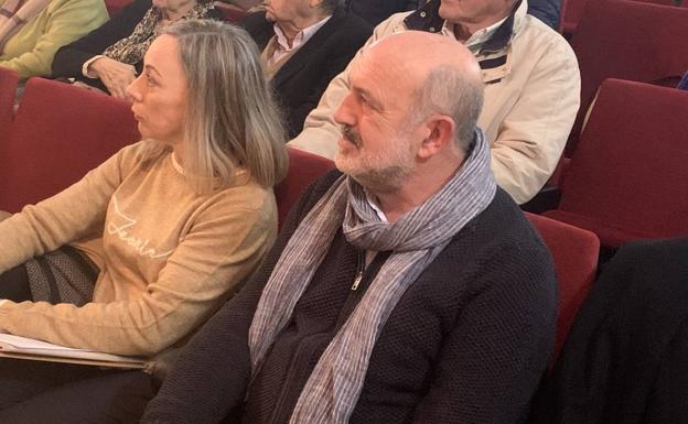José Ángel Losada durante el acto 