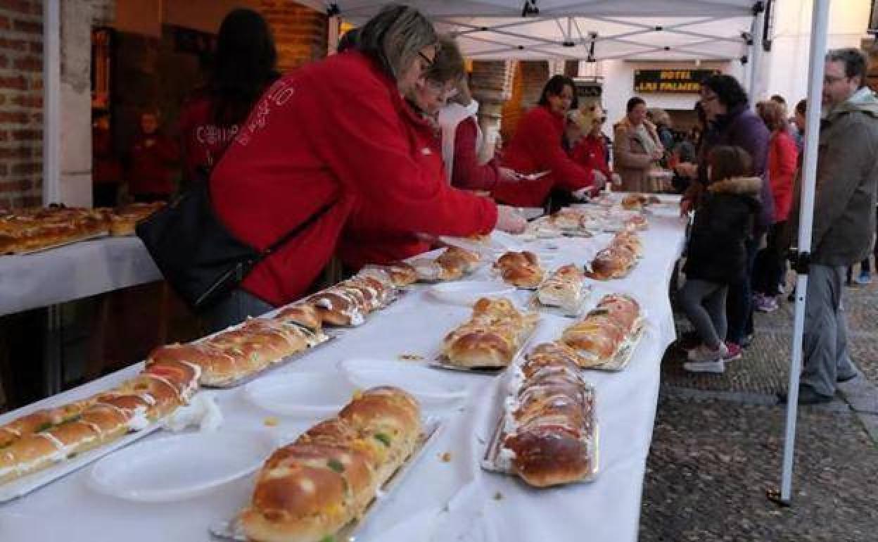 Celebración del roscón solidario en una edición anterior 