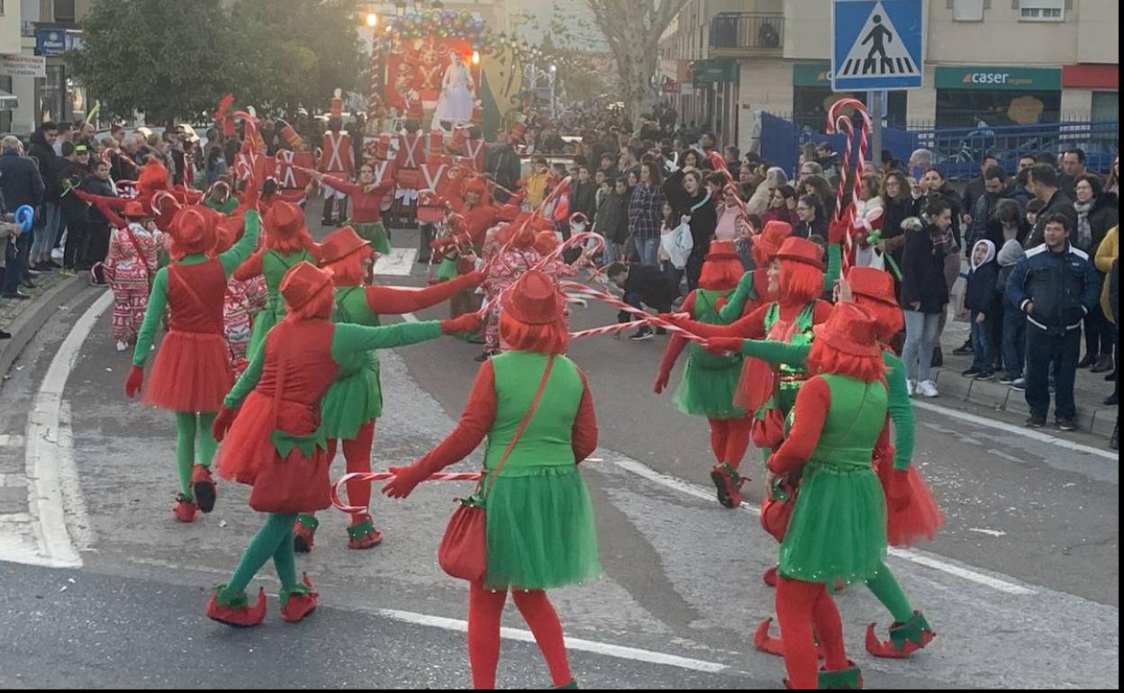 La Cabalgata al principio de su recorrido 