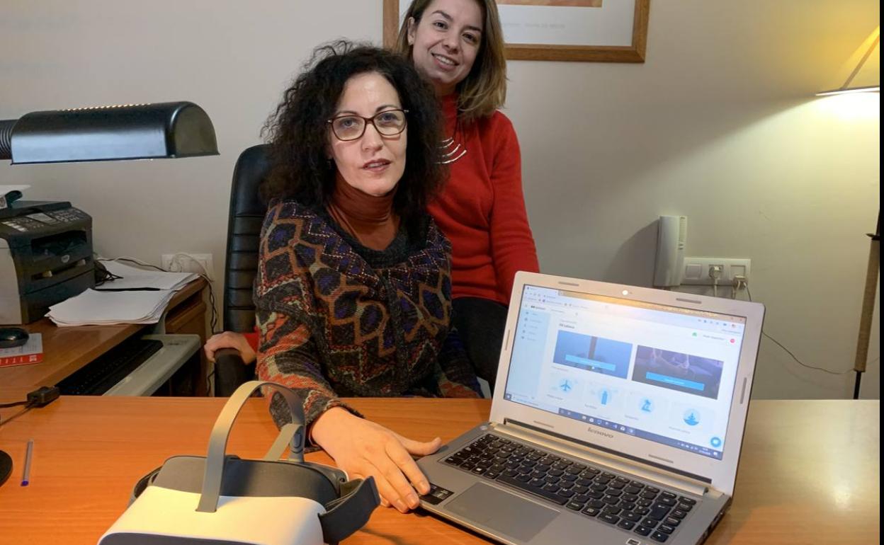 Las dos psicólogas que utilizan esta herramienta en Zafra 