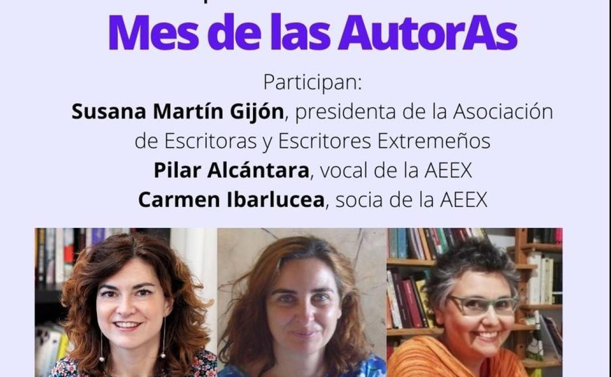 La AEEX presenta en Zafra su campaña 'Mes de las Autoras' con la que se inicia la programación del Día Internacional de la Mujer
