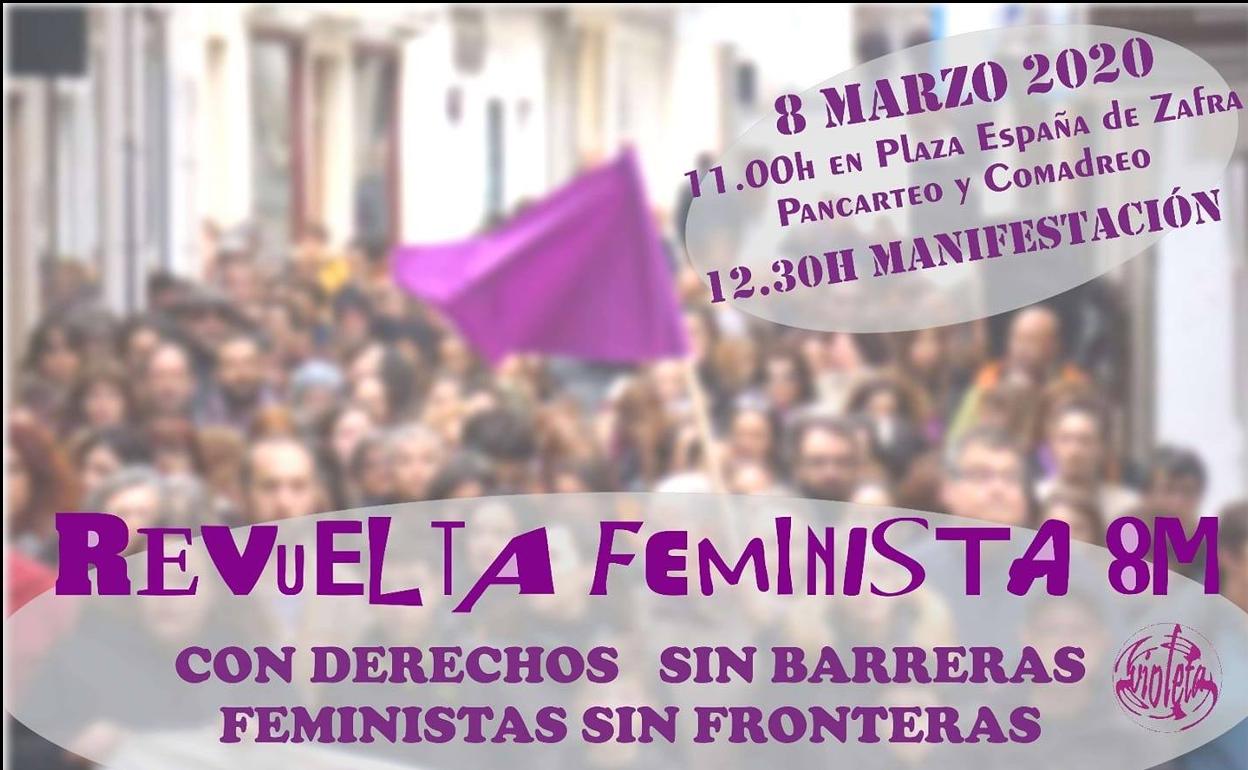 Zafra Violeta saca a la calle este 8M su revuelta feminista con una manifestación y performance en la Plaza de España