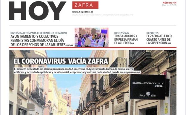 Portada del último número de HOY Zafra 