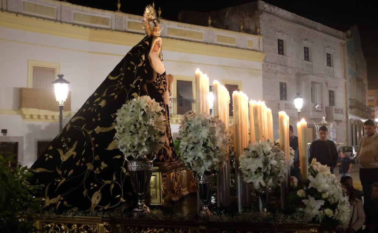 Procesión de La Soledad en años anteriores 