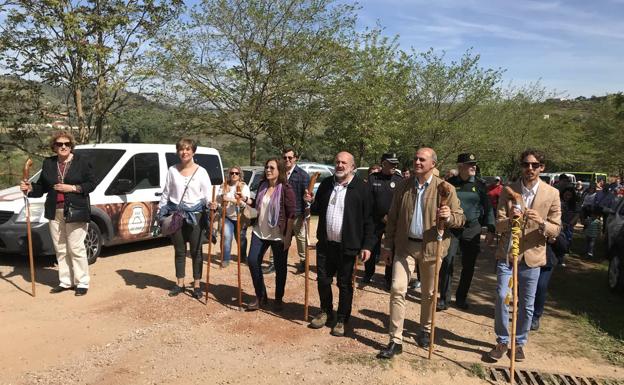  Procesión en rogativa a su llegada ala ermita 