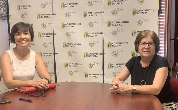 LAs concejalas Toni toro e Isable Trujillo 