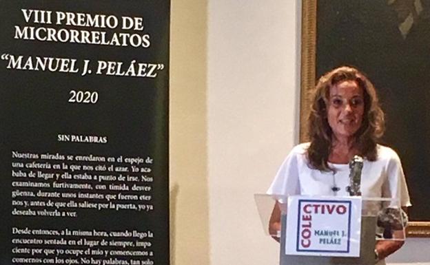 Margarita del Brezo durante su intervención 