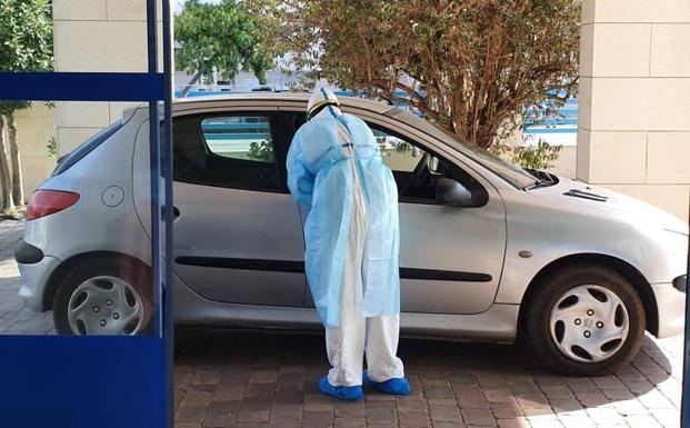 REalización de pruebas PCR en el centro 