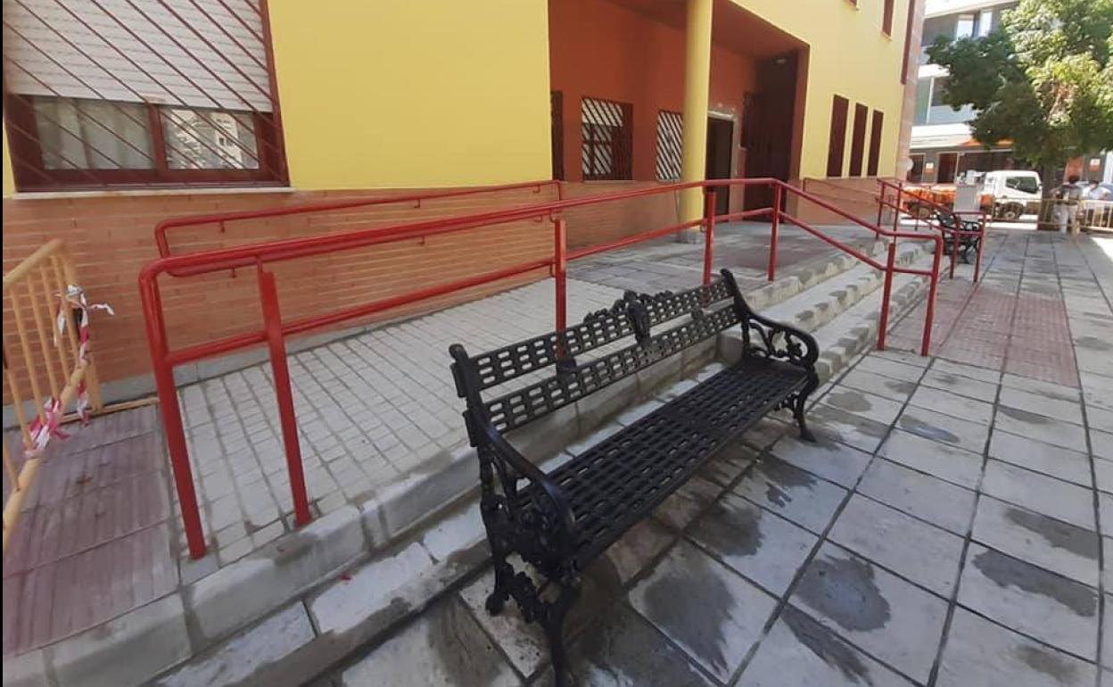 La residencia fue reformada para habilitar una sala de visitas segura 