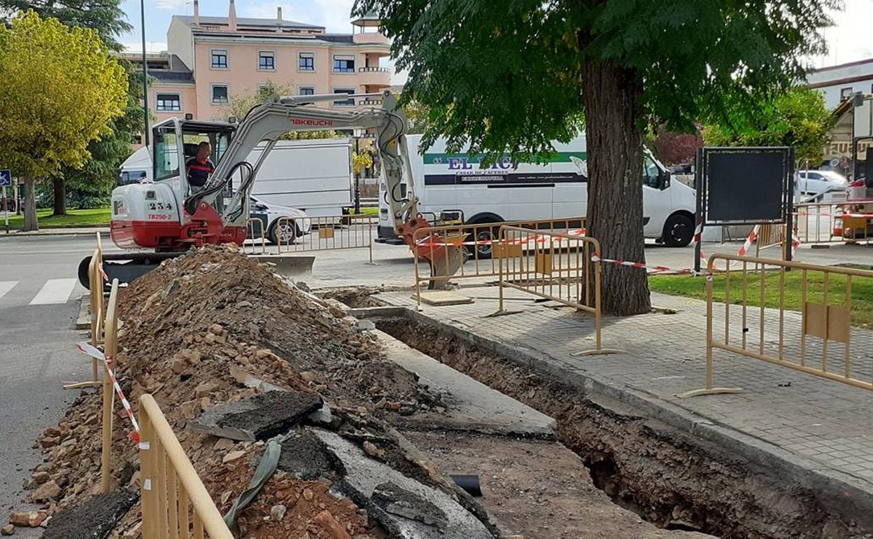 Han comenzado las obras de la electrolinera Prensa 