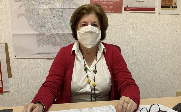 Isabel Cruz Trujillo durante el anuncio de las medidas adoptadas 