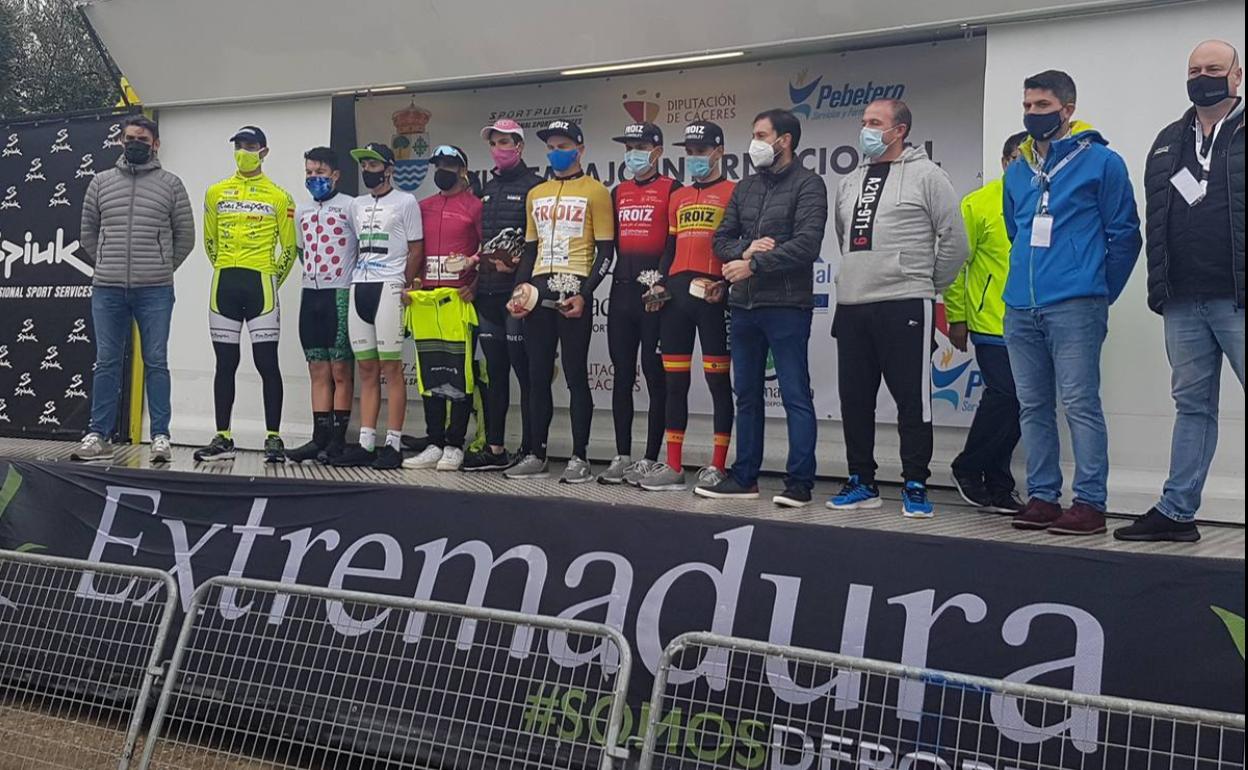 Podium final en la Vuelta Tajo Internacional 