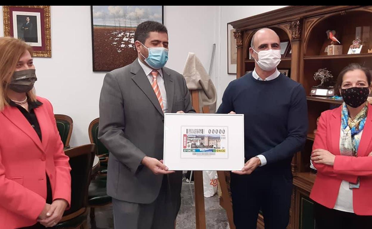 Presentación del cupón que tiene a Zafra y sus vecinos como protagonistas 