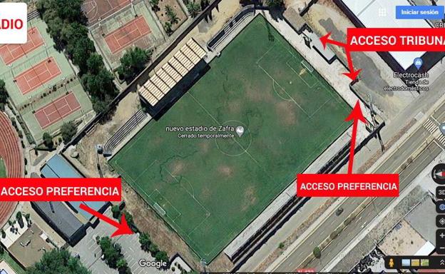 Accesos al Nuevo Estadio 