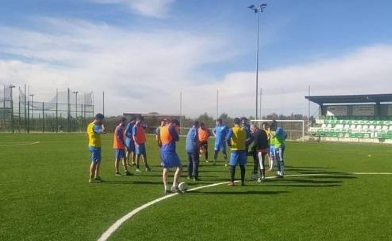 El equipo en uno de sus entrenamientos 