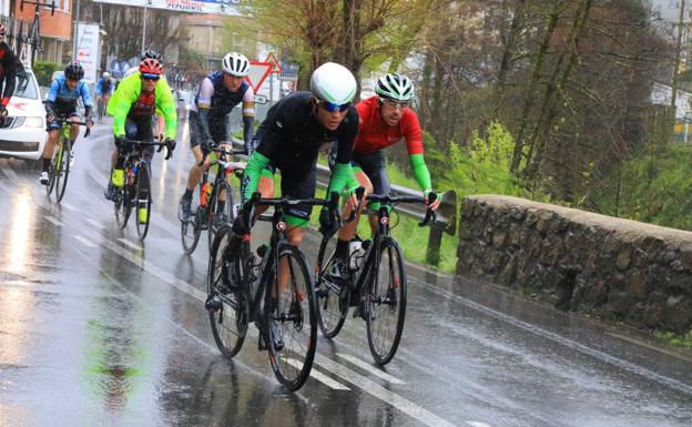Delgado y álvarez durante la carrera 