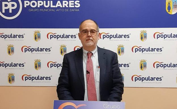 Juan Carlos Fernández, ortavoz del PP, en Rueda de prensa 
