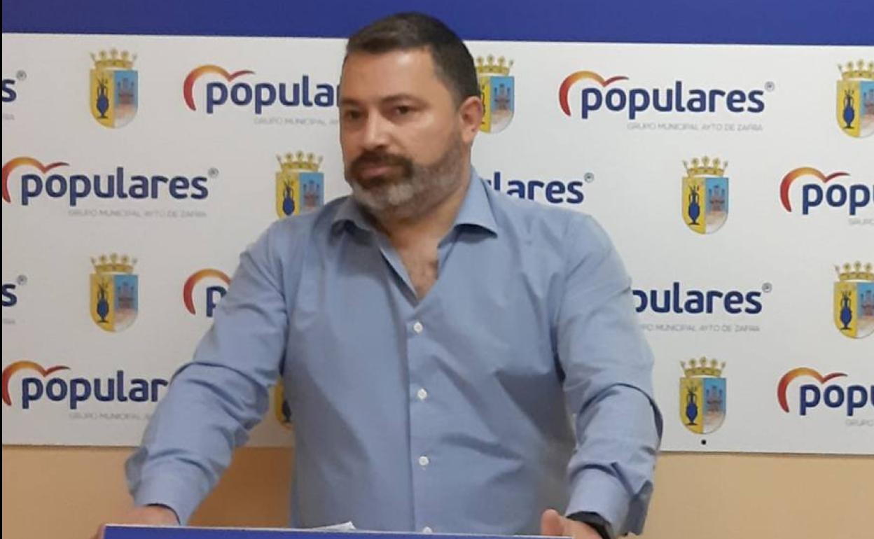 El concejal popular antonio Navarro 