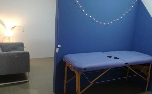 Una de las salas de terapia 