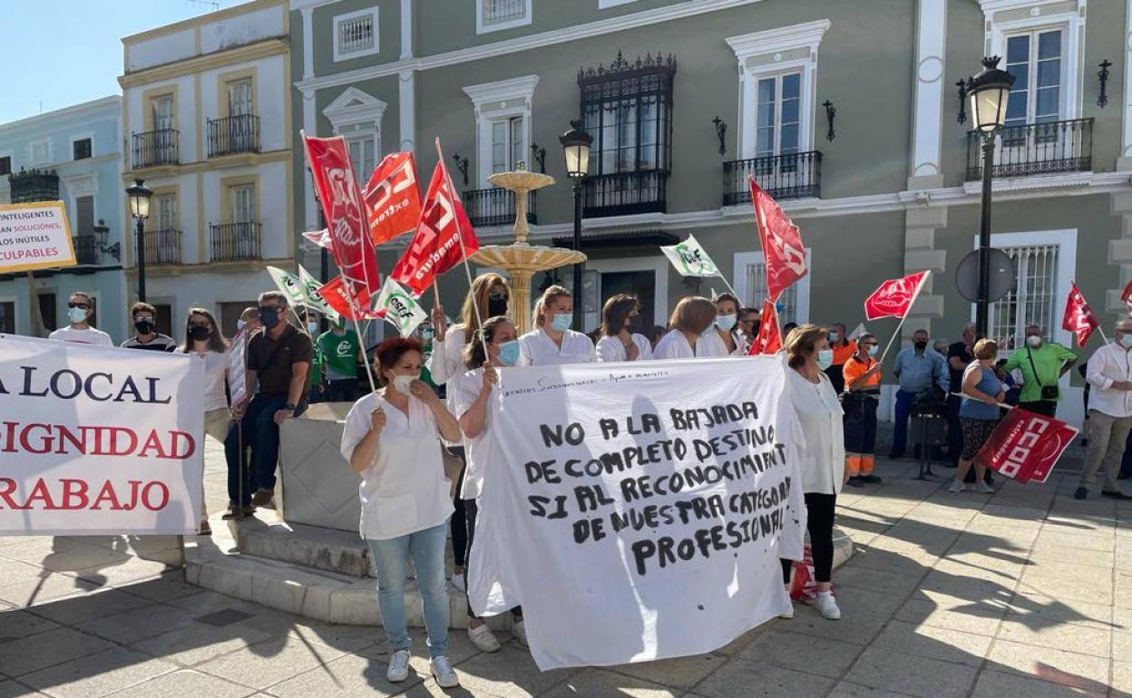Asistntes a la concentración 