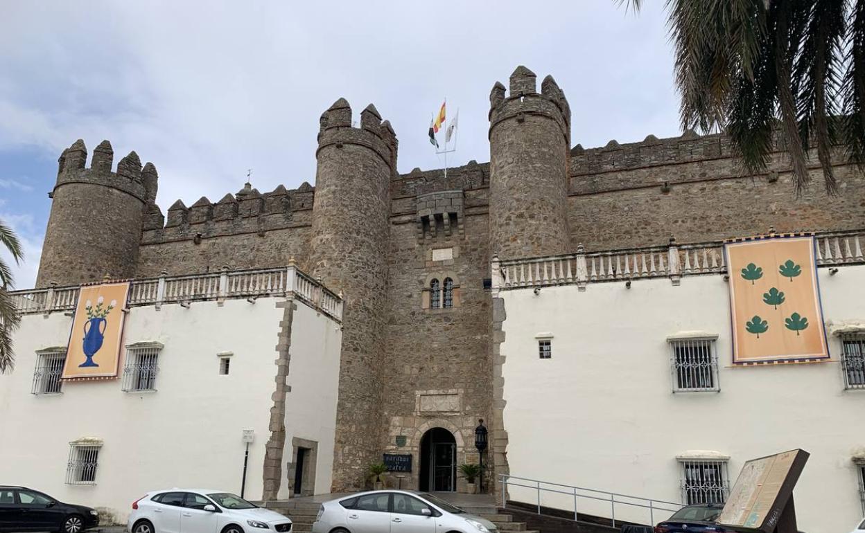 El Parador decorado para la festividad 