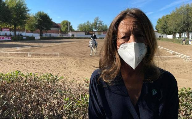 La presidenta de la asociación Carmen Pinilla 