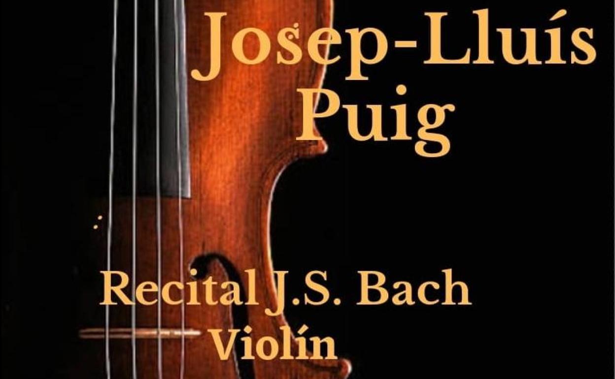 Juventudes Musicales ofrece hoy sábado un recital de violín a cargo de Josep-Lluis Puig