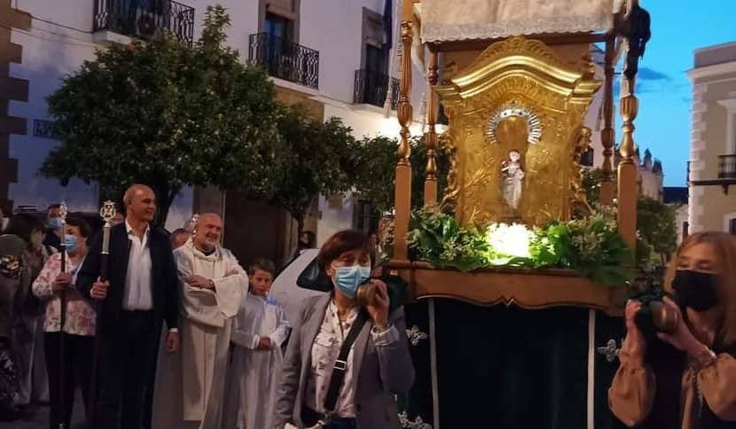 Procesión de la Esperancita por las calles de Zafra 