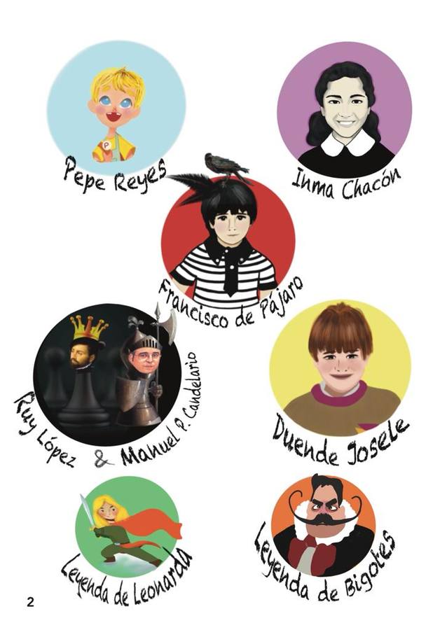 Algunos de los protagonistas del cómic 