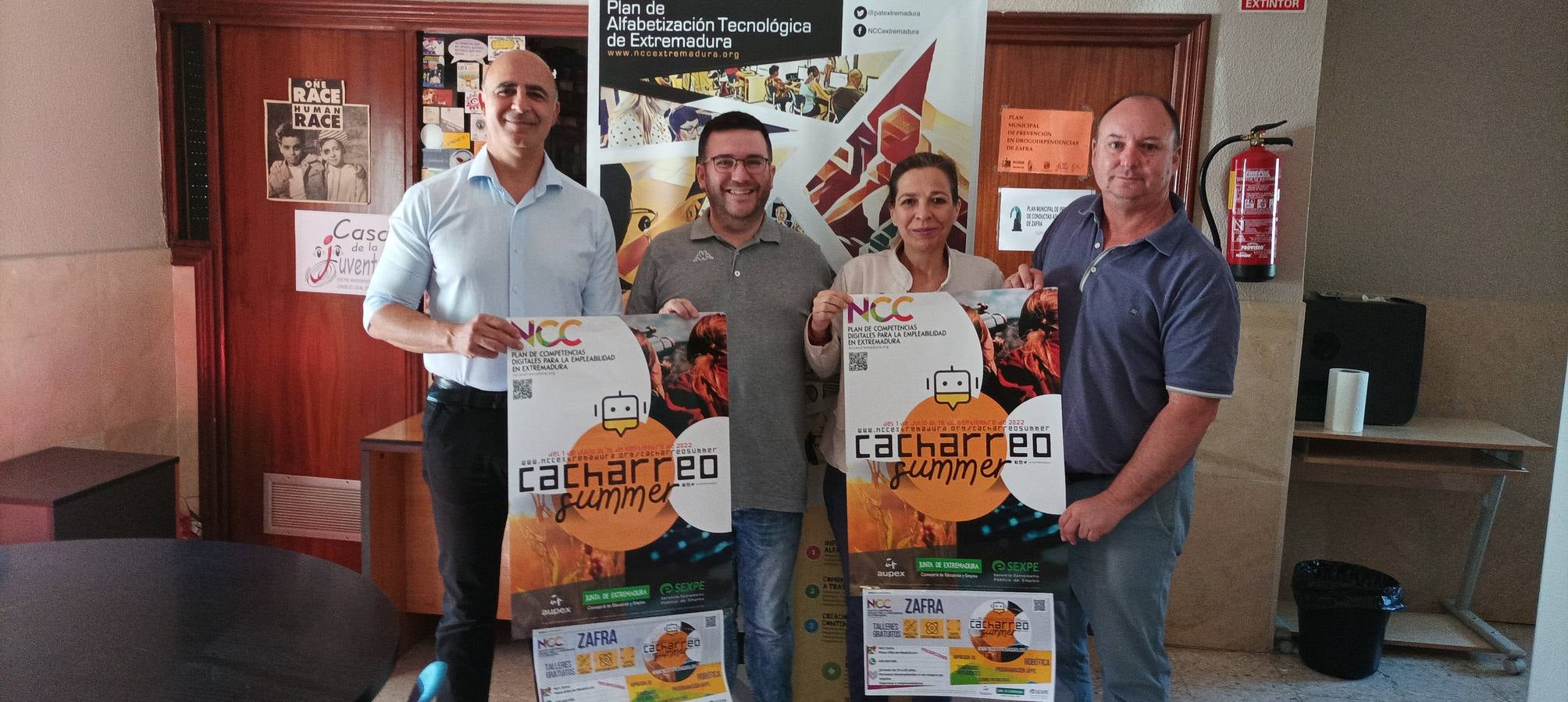 Presentación en Zafra del proyecto del verano para los NCC en Extremadura 