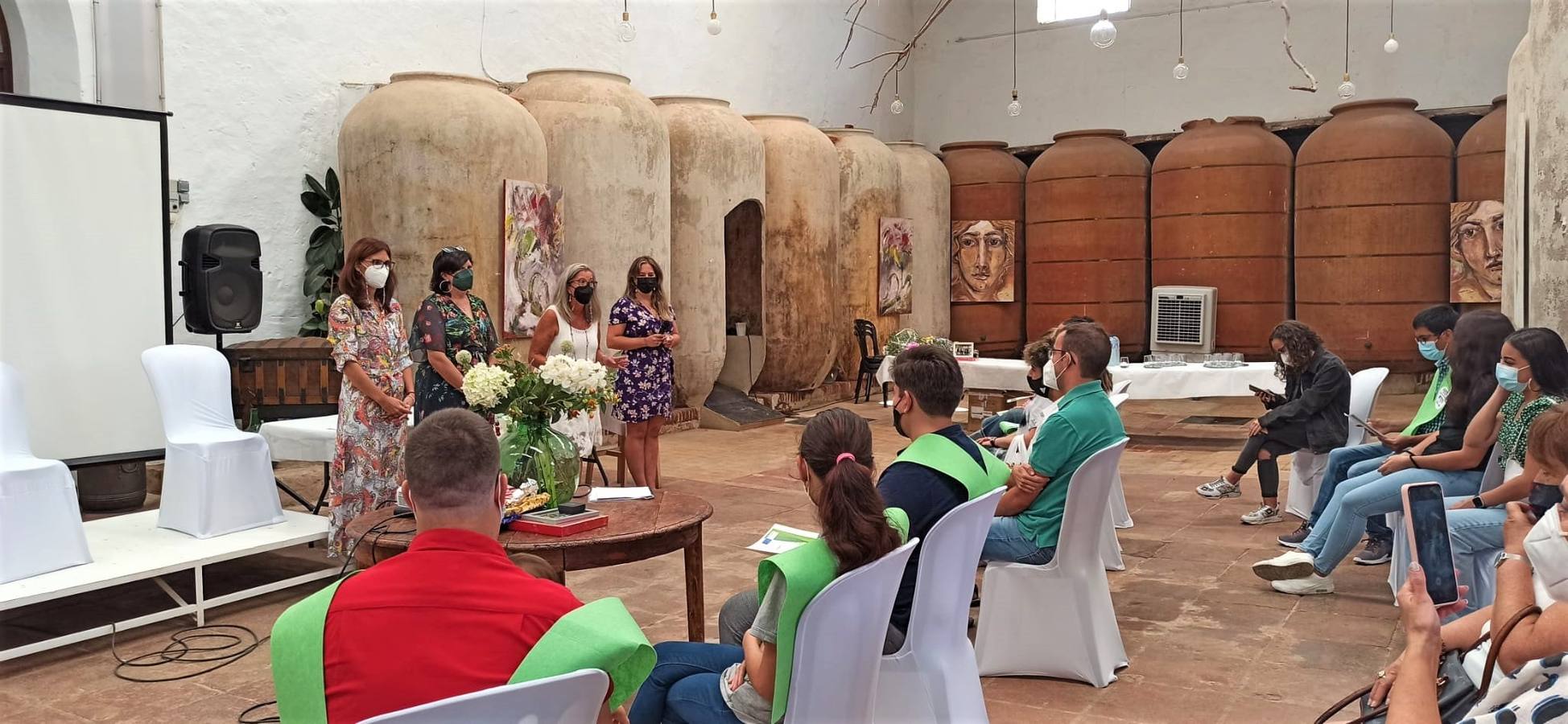 Acto de clausura del anterior proyecto en 2021 
