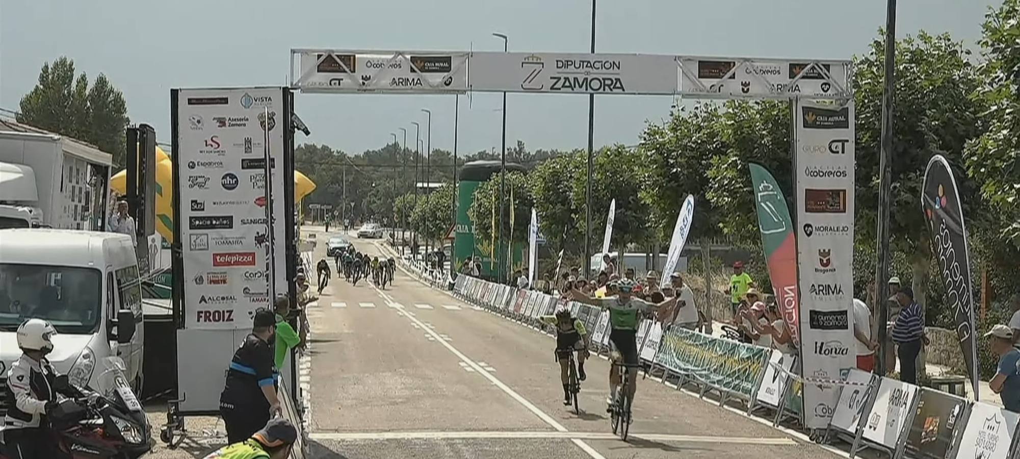 Fernando rodríguez a su entrada en la meta 