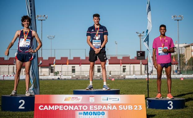 David Barroso en el pódium 