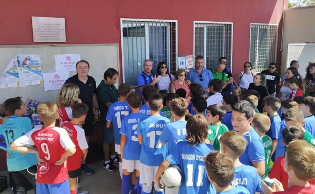 Entrega de los trofeos 