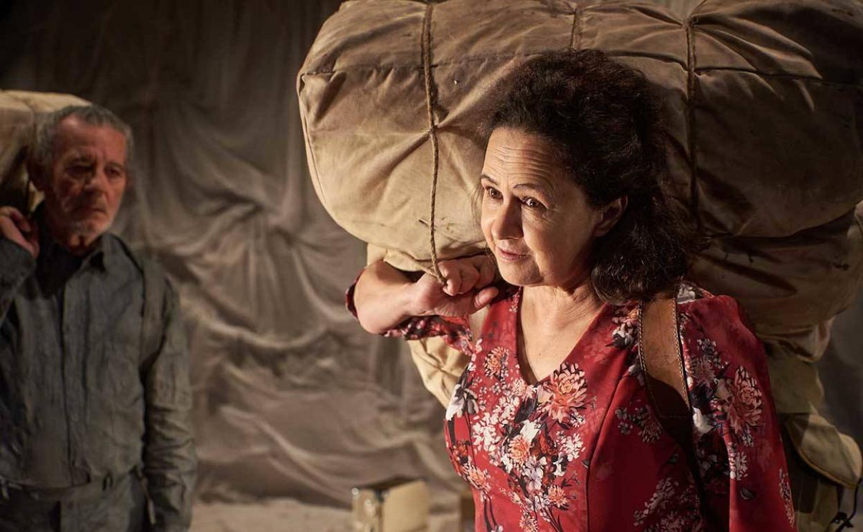 Una escena de la obra teatral 