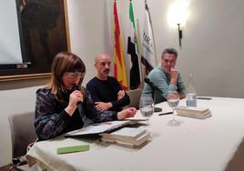 El escritor durante la sesión del SHZ