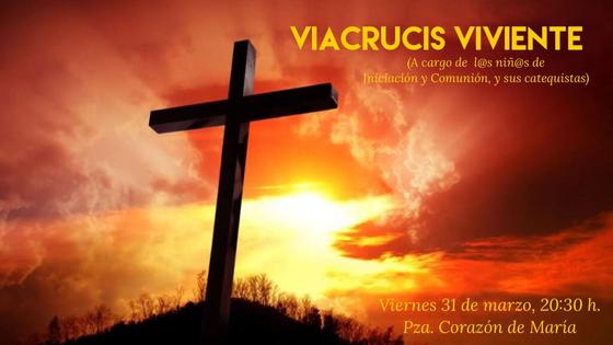 Unos 300 niños de catequesis de iniciación y comunión representarán este viernes un Vía Crucis viviente