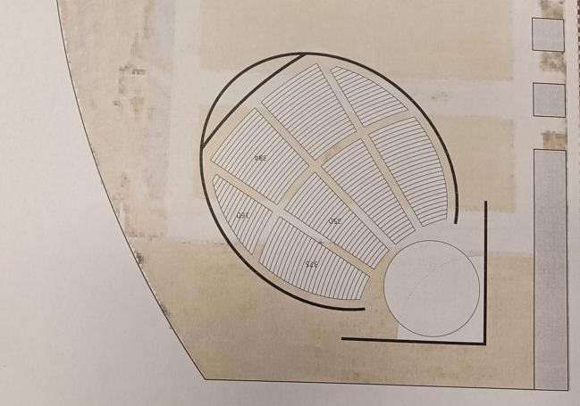 Plano Plano del fututo auditorio