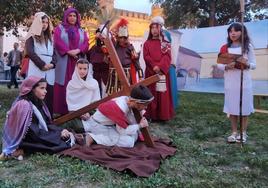 Una de las Estaciones del Vía Crucis