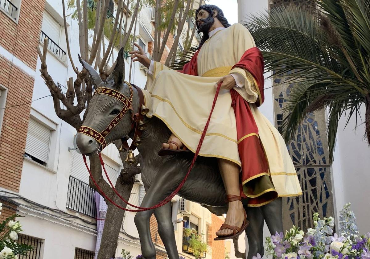 La Borriquita y la Oración serán las primeras en salir este Domingo de Ramos desde la Iglesia del Rosario