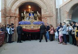 Salida de La Oración desde la Iglesia del Rosario